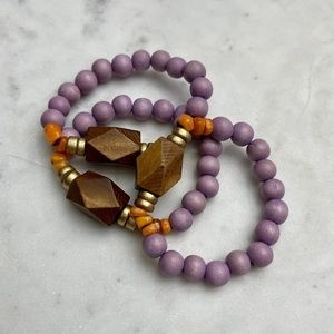 Beaded Game Day Bracelet | Clemson Inspired